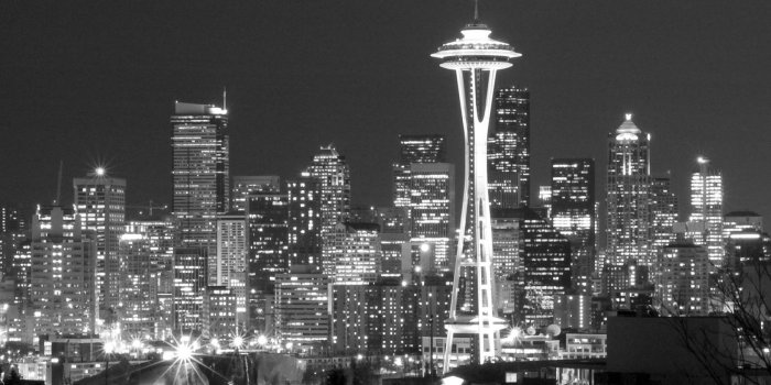 1680x1050 City – Black and White widescreen wallpaper