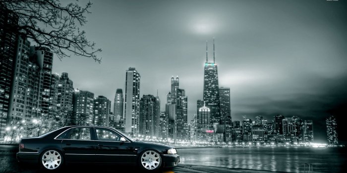 1920x1080 Black White City wallpaper - World wallpapers - #29727