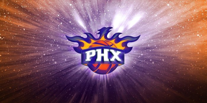 1332x850 Wallpaper Fire, Basketball, Background, Logo, Purple, Phoenix