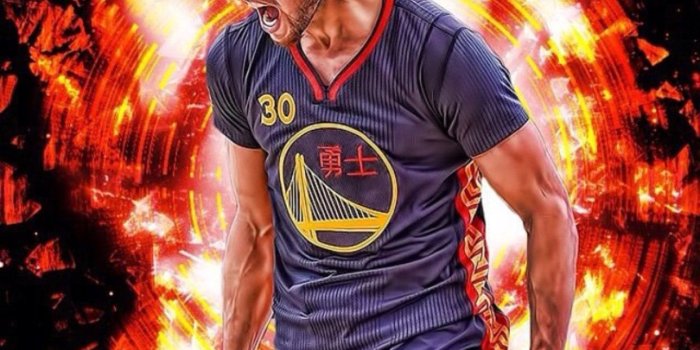 1242x1246 Golden State Warriors Guard Stephen Curry #30 Curry-on-fire | Kalebs