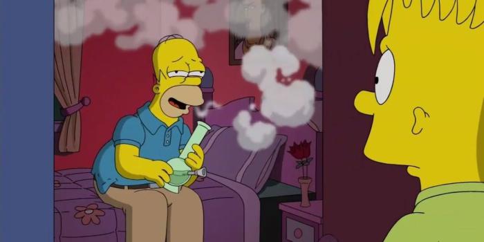 1366x768 The Best Simpsons Fan Fic of All Time: Simpsons Marijuana - Funny