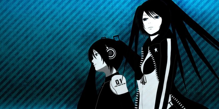 2560x1600 Hatsune Miku and Black Rock Shooter wallpapers | Freshwallpapers