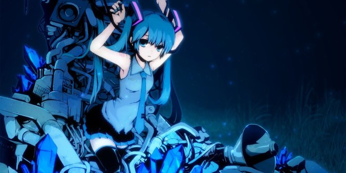 1920x1200 Vocaloid, Hatsune Miku, Blue Wallpapers HD / Desktop and Mobile