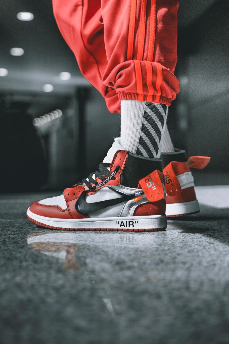 800x1200 OFF-WHITE x Air Jordan 1 On-Feet Images | HYPEBEAST