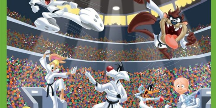 1400x1134 Bugs Bunny Looney Tunes karate poster | Cartoon Bunnies | Looney