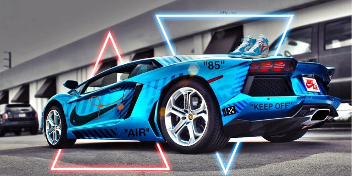 1920x1080 Lamborghini Nike x Off-White III [1920*1080] Hypebeast Wallpaper