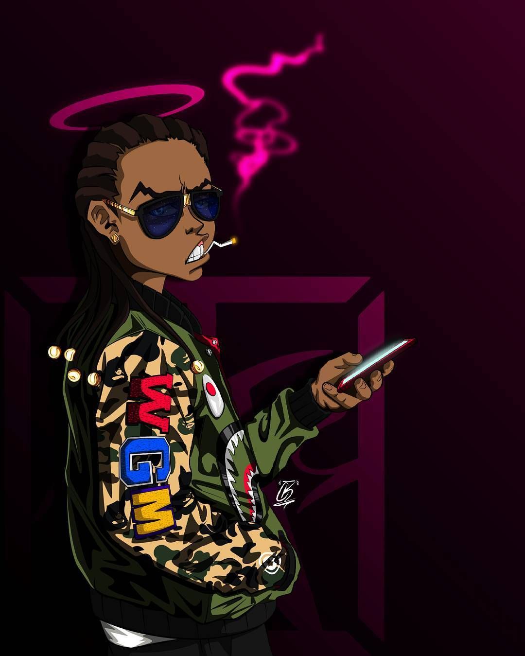 1080x1349 Glowed-Up Riley | Cartoons | Trill art, Dope art, Cartoon art