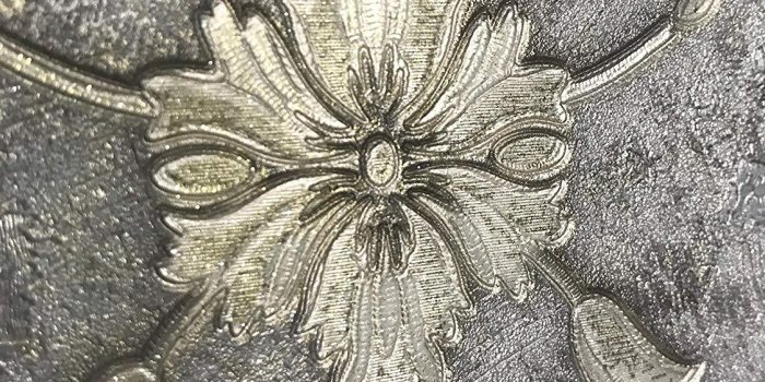 1125x1500 8512-10 Damask Charcoal Gray Gold Metallic Wallpaper