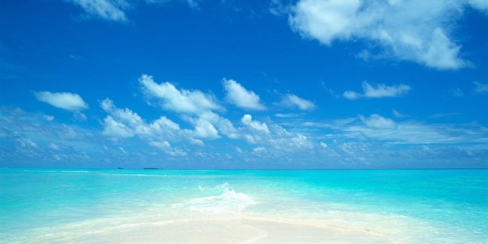 1366x768 Fresh Beach Background Sky - Sky Background Beach, Hd Wallpapers