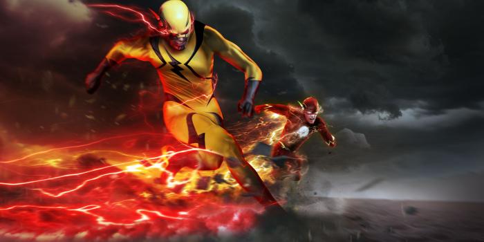 2880x1800 Wallpaper Fantasy The Flash 2014 TV series Heroes comics 2880x1800