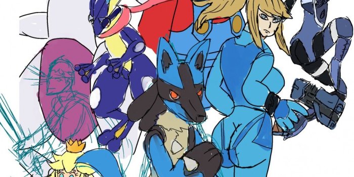 1042x1280 Super Smash Bros 4 Wallpaper-unfinished by JayKingSta14 -- Fur