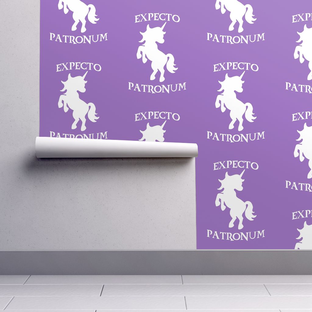 1024x1024 My Patronus is a Unicorn wallpaper - unicorgi - Spoonflower