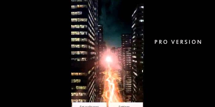 1280x720 The Red Flashing Run Live wallpaper for android