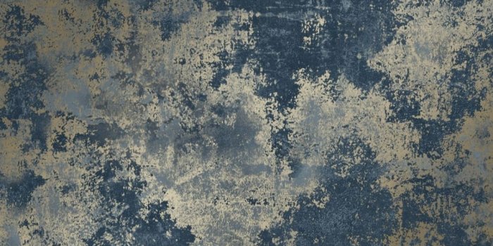 1000x1000 Geneva Metallic Wallpaper Blue, Gold