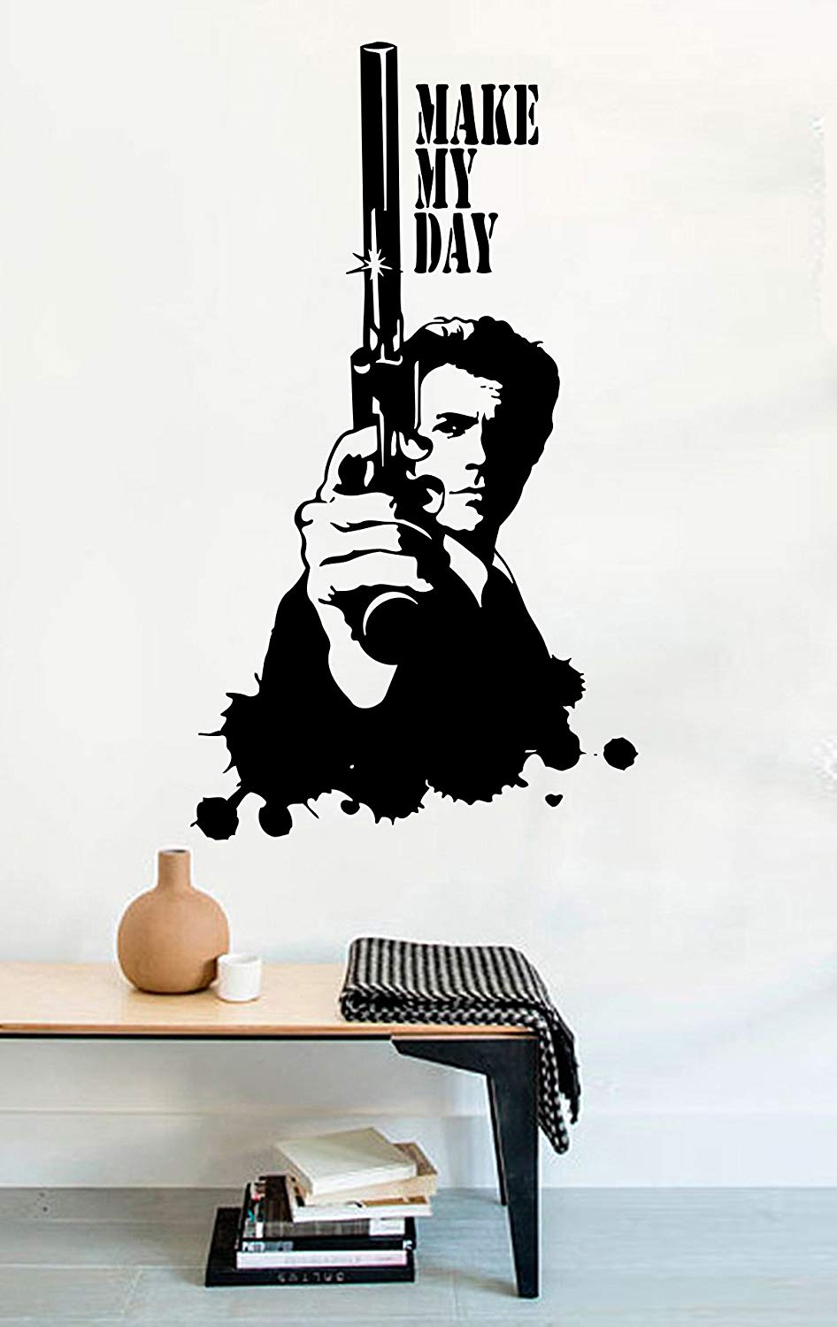 946x1500 Amazon.com: Famous Person Vinyl Wall Decals Movie Film Clint