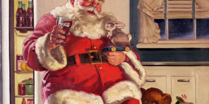 2560x1600 Santa Claus Coca Cola Wallpaper