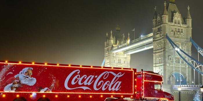 1332x850 Wallpaper new year, Christmas, coca cola, Coca Cola, Christmas truck