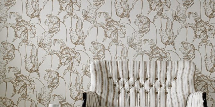 945x945 Metallic wallpapers for rooms that ooze glamour