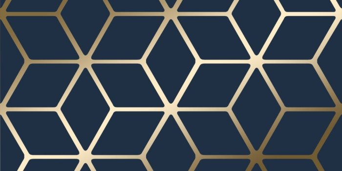 1000x1000 Cubic Shimmer Metallic Wallpaper Navy Blue Gold - Navy Blue And Gold