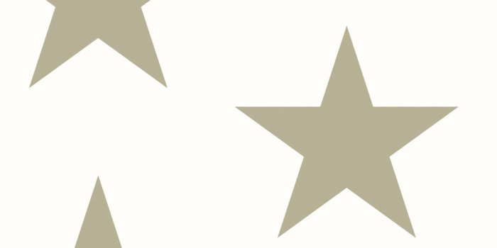 1000x1000 Image Is Loading Gold Star Wallpaper Cream Embossed - Gold Star