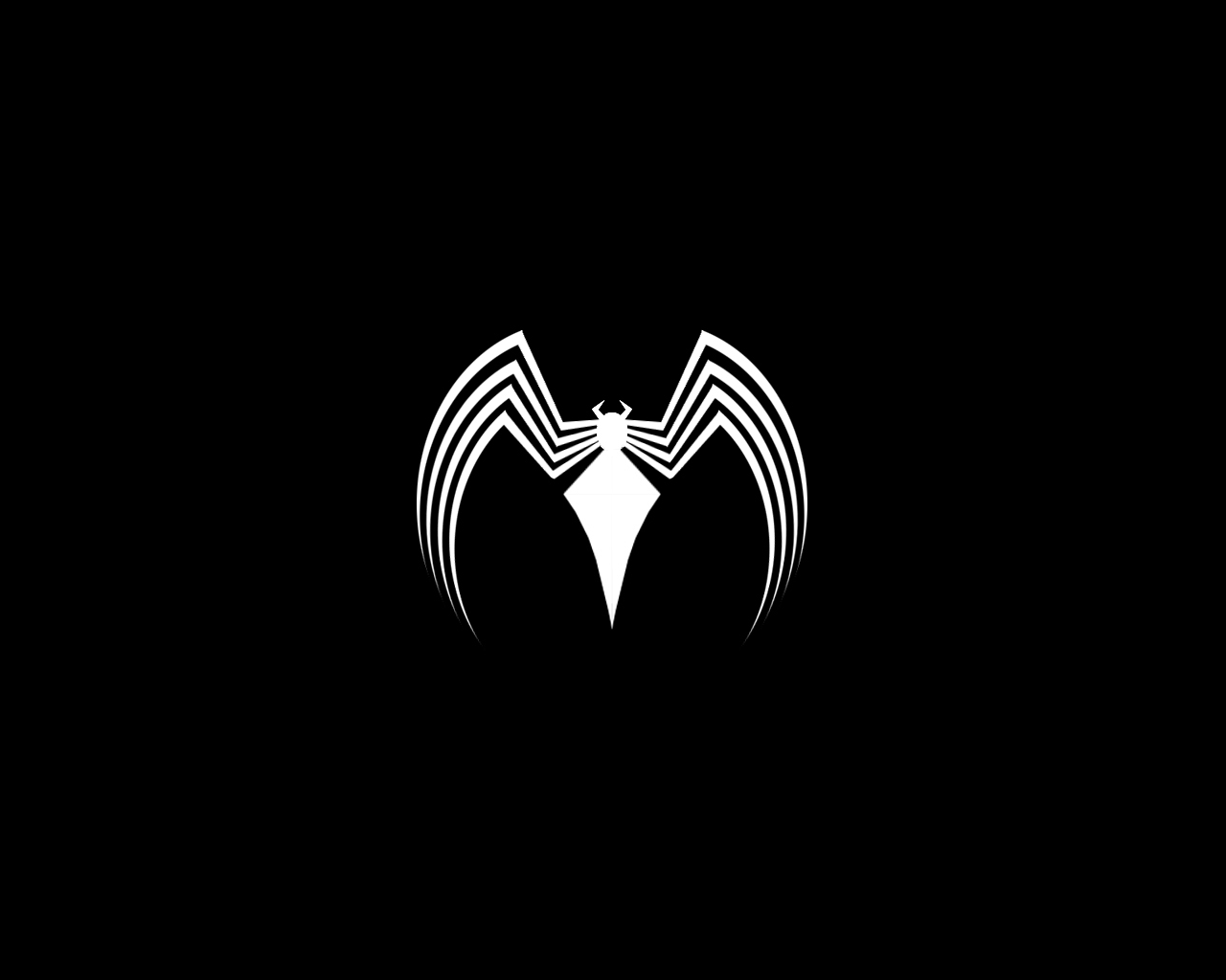 1280x1024 Venom logo/wallpaper | Marvel - Venom: Evil Villain or Anti-Hero