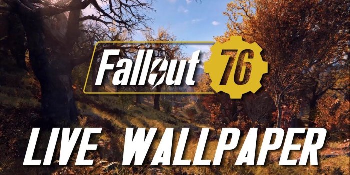 1280x720 Fallout 76 Menu Video (Live Wallpaper/Animated Desktop) 4K 60fps