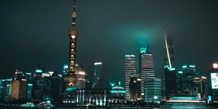 1024x768 Desktop wallpaper the bund, shanghai, cityscape, night, hd image