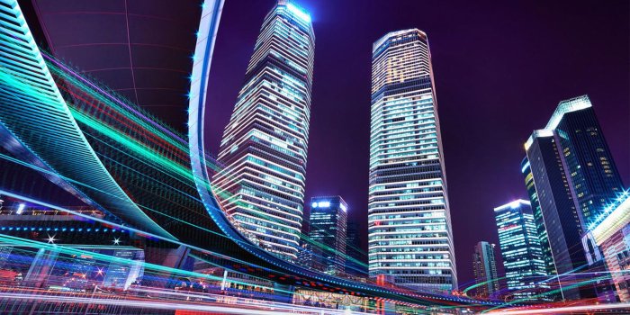 1920x1200 Shanghai, China Skyscrapers Night Time Hd Wallpaper 1920 X1200