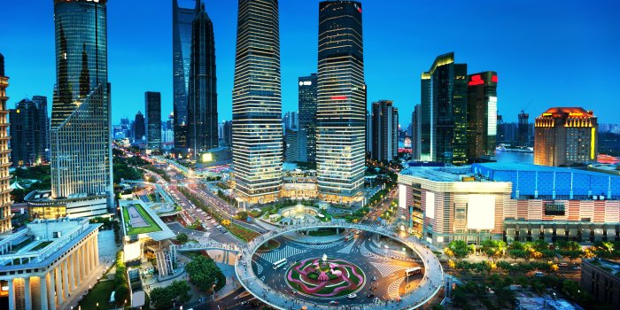 3600x2408 Photo Shanghai China Roads Night Skyscrapers Cities Houses 3600x2408