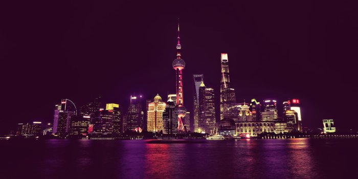 3840x2160 4507126 #Shanghai, #lights, #landscape, #cityscape, #water, #night