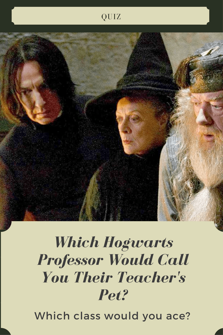 735x1102 Which Hogwarts Professor Would Call You Their Teacher's Pet