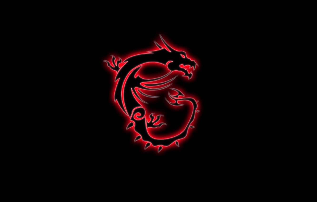 1332x850 Wallpaper red, game, black, dragon, gaming, MSI, red dragon, micro