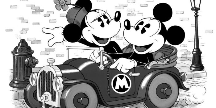 1024x768 Mickey Mouse Wallpaper Black And White HD Skilal #802023 | Minnie