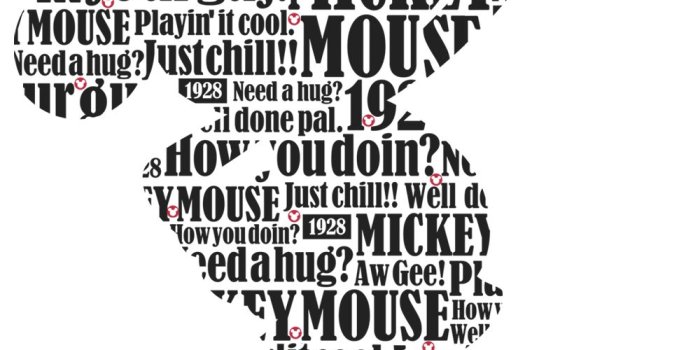 1000x1200 RMK2073GM - WALT DISNEY KIDS II TYPOGRAPHY MICKEY MOUSE GT WALL DECAL