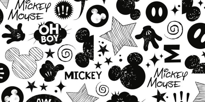 1000x1000 York Wallcoverings DS7811 Walt Disney Kids II Animated Tonal