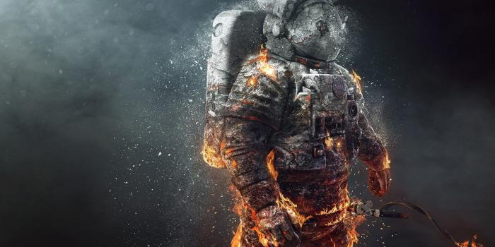 2560x1440 2560x1440 Astronaut Fire Scifi 1440P Resolution HD 4k Wallpapers