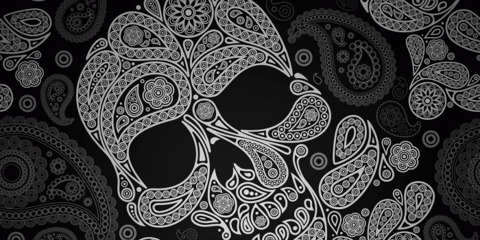 1920x1080 35+ Black and White Skull Wallpapers - Download at WallpaperBro