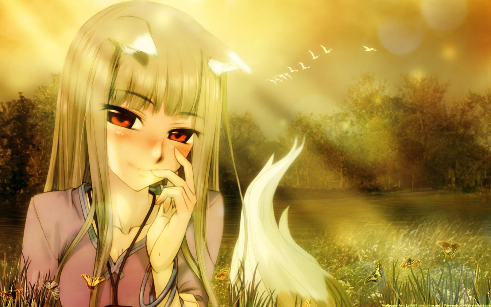 1920x1200 Spice and Wolf - Wallpaper and Scan Gallery - Minitokyo