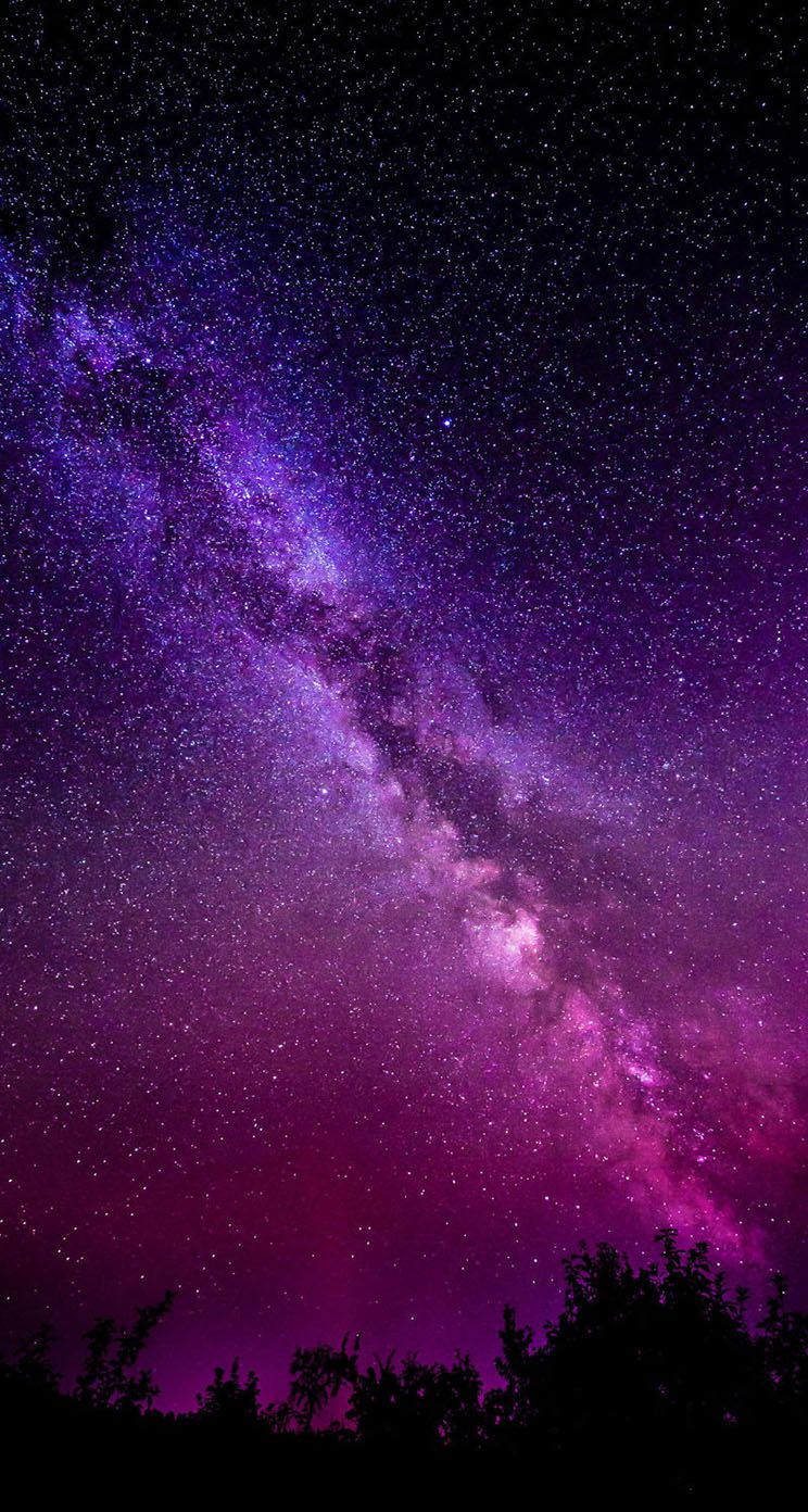 744x1392 Milky Way Galaxy - The iPhone Wallpapers