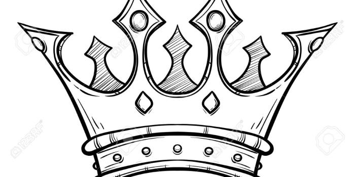 1300x1300 king crown drawing - Honey & Denim