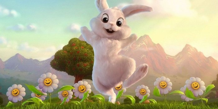 1280x720 Funny, Rabit, Cartoon, HD, Widescreen, Wallpaper, For, Desktop