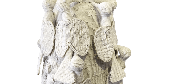 2448x3264 Stunning African Yoruba Beaded King Crown 17.5