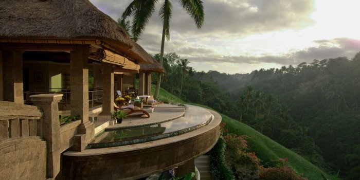 1440x900 A beautiful porch on a magnificent Bali hillside. Can't imagine a