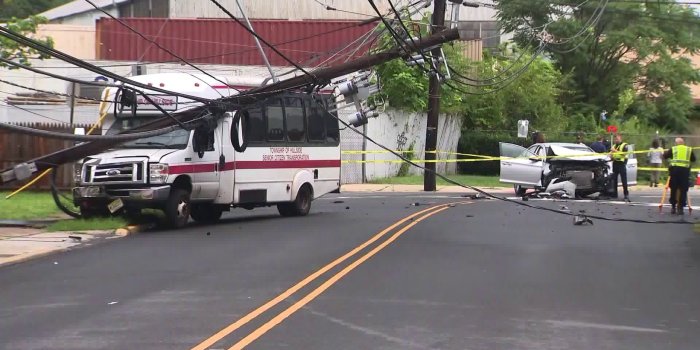 1920x1080 12 injured when car strikes NJ senior citizen bus, sending it into