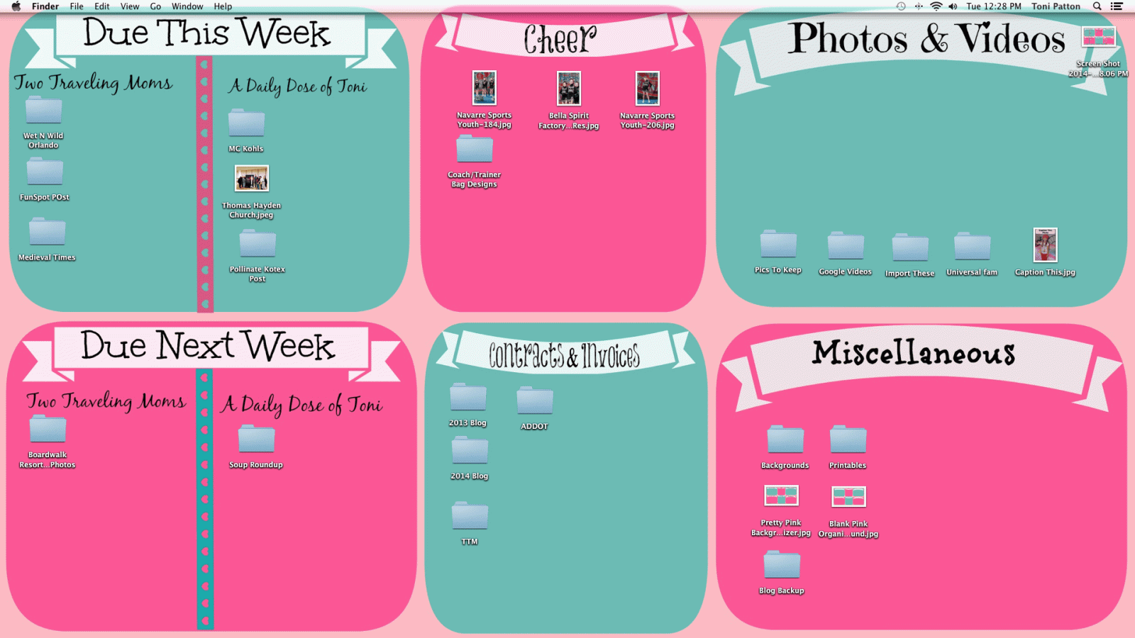1920x1080 Get Organized With This Fun Desktop & Laptop Background | Bloggers