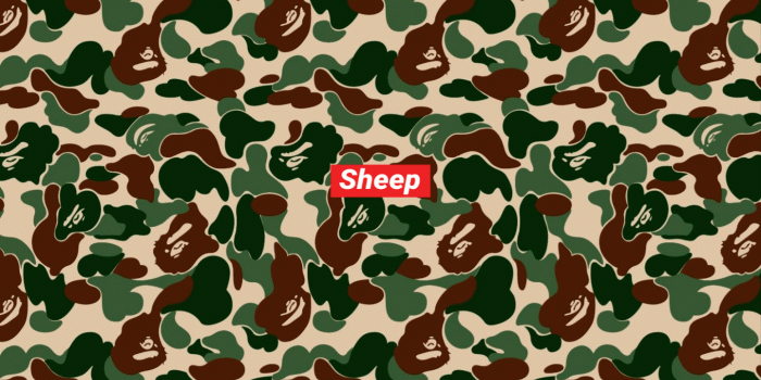 1440x900 Simple iDubbbz Sheep and Bape wallpaper I made. #Music #IndieArtist
