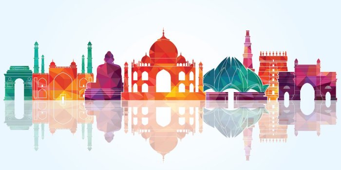1500x1000 Choose India Vector Wallpaper to create fantastic wall decor in your