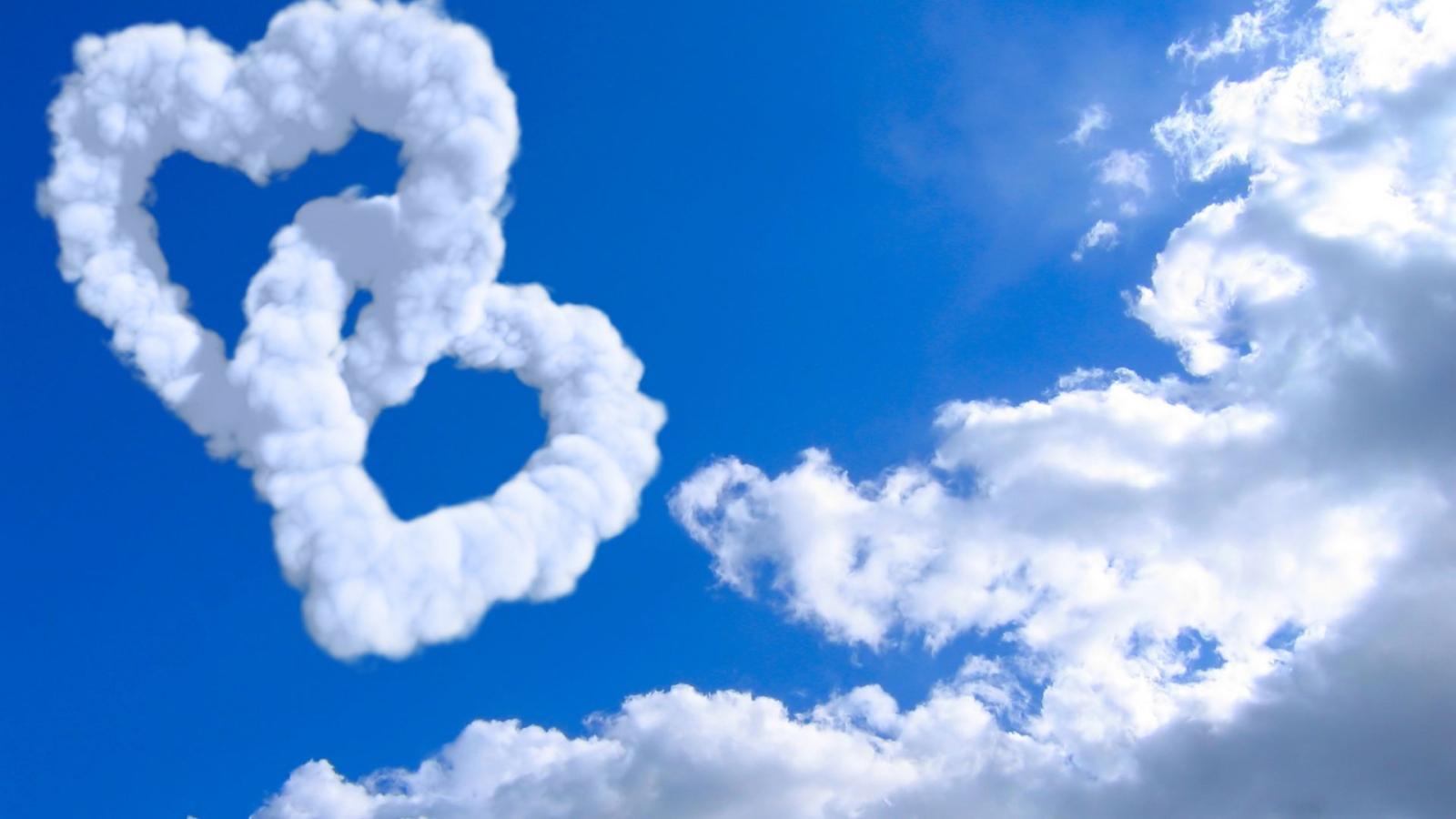 1920x1080 Wallpaper heart, 5k, 4k wallpaper, 8k, cloud, blue sky, Nature #9969