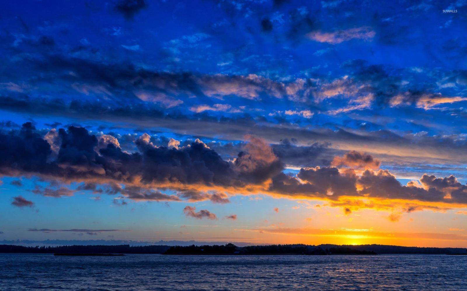 1920x1200 55+ Blue Sky Sunset Wallpapers - Download at WallpaperBro