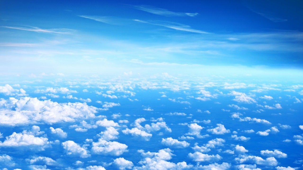 1280x720 Wallpaper Clouds, Blue sky, HD, 5K, Nature, #3492